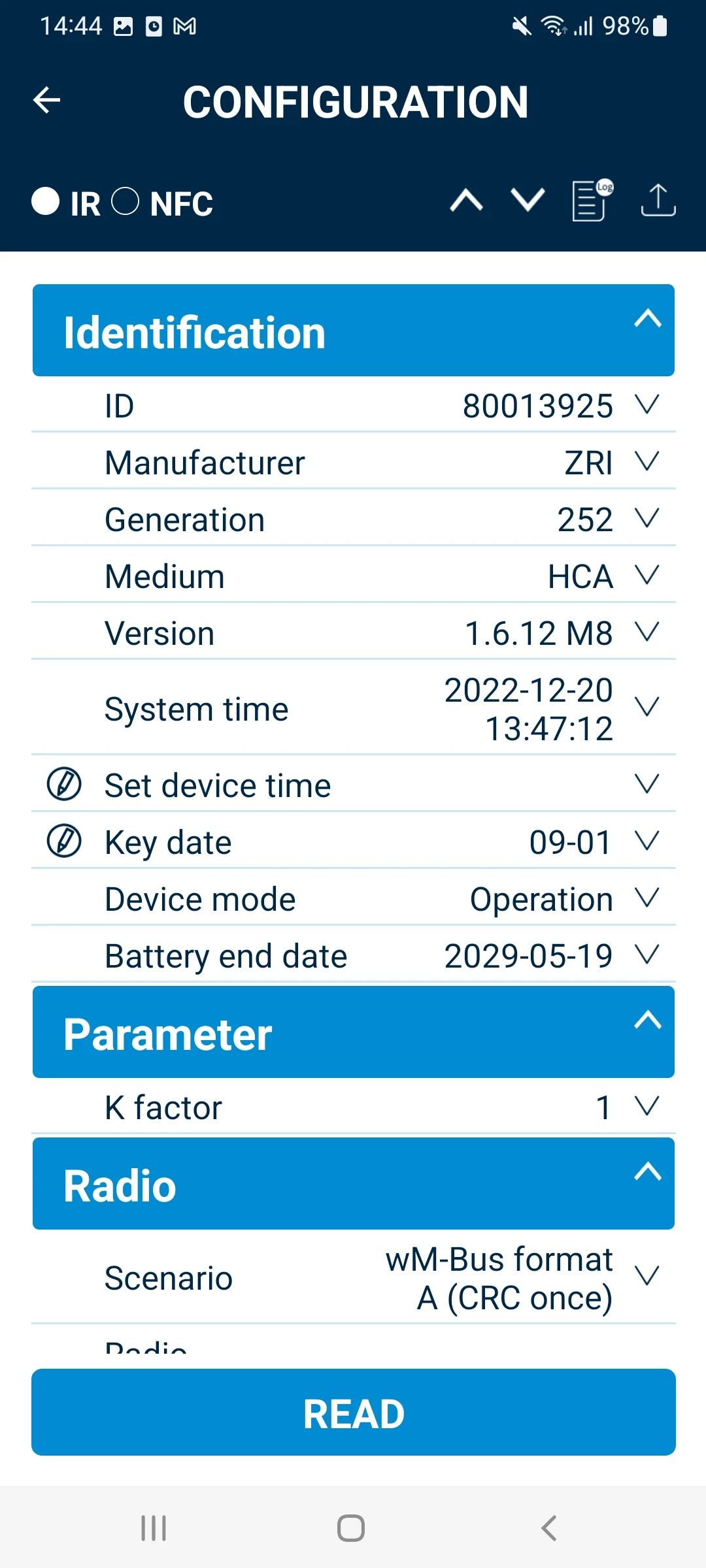 B.One Device Manager screenshot
